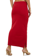 Soch Women Red Cotton Blend Solid Petticoat