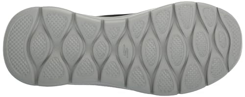 Skechers Men's Free Slip-Ins Go Walk Flex-Hands Up Sneaker, Black/Grey, 9.5