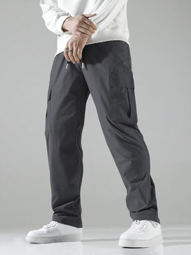 Tagas Men Cargo Pants || Trousers Casual Pant || Cargo Pant || Pant || Track Pant For Man ||Men Cargo Pants Cotton||(Mc-8) Grey