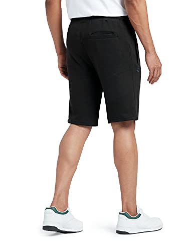 XYXX Athleisure Mens Cotton Shorts | Super Soft, Knee Length Comfortable Everyday Wear | Relaxed Fit Solid Code Shorts with Zip