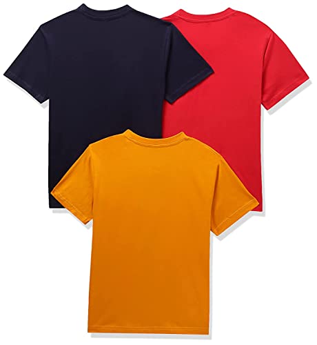 T2F Boys Cotton Solid Regular Fit T-Shirt (Pack of 3)