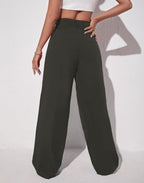Leriya Fashion Relaxed Women Trouser (Lf-Tr928_Dark Green