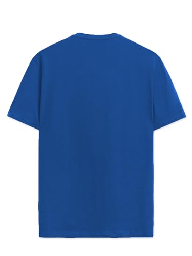 ADRO Tshirt for Men | Printed T Shirt for Men | 100% Cotton T-Shirt |Printed T Shirt | T-Shirts | RN24-POC-RB-S Royal Blue