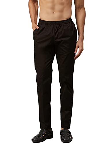 See Designs Black Cotton Regular Fit Pyjamas_Sdpj103L