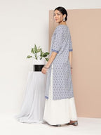 Libas Womens Cotton Straight Fit Printed Kurta
