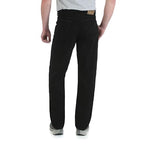 Wrangler mens Trail Trekker Relaxed Fit Jeans, Overdyed Black, 40W x 32L US