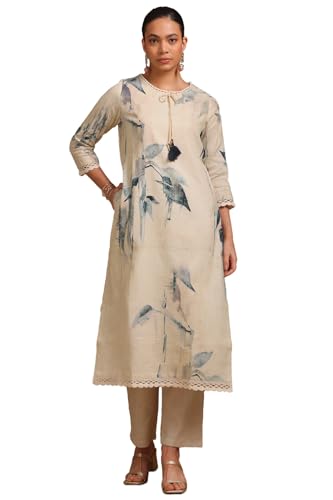 Soch Women Linen Kurta Set (ews5ks10809
