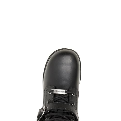 HARLEY-DAVIDSON FOOTWEAR Women's Tegan Ankle Boot ,Black,6 M US