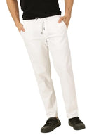 Thomas Scott Men White Smart Easy Wash Chino Trousers (White, 34)
