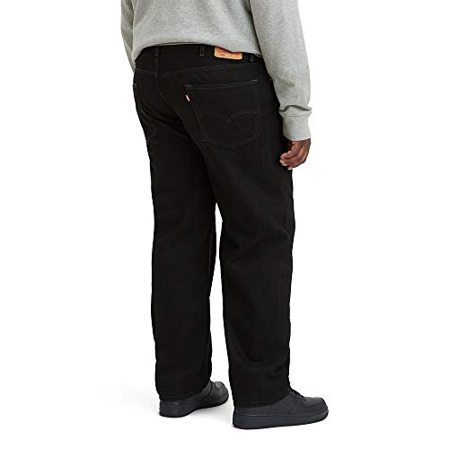 Levi's Men's 550 Relaxed Fit Jeans (Also Available in Big & Tall), Black, 60W x 32L