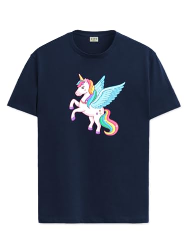 ADRO T Shirts for Boys & Girls || Unicorn Printed Cotton T-Shirt || Ages 3-14 || 100% Cotton Round Neck Tshirt for Boys & Girls|