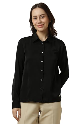 Allen Solly Women Solid Full Sleeve Button-Down Shirt