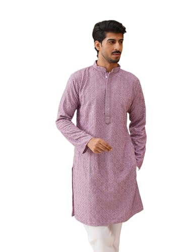 Jompers Mens Embroidered Staight Kurta