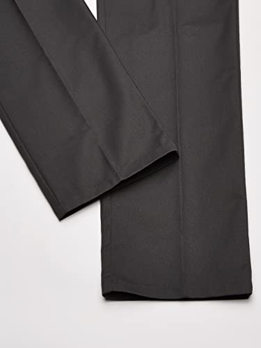 Dickies Boy's Big Flex Waist Flat Front Pants, Charcoal, 10 Husky