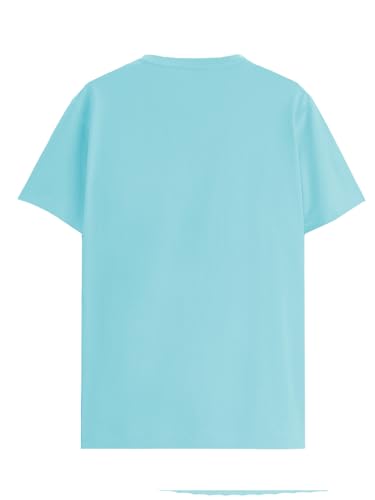 ADRO Men's Solid Regular Fit T-Shirt (RN24-INV-MI_Mint