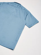 Dickies Men's Short-Sleeve Work Shirt, Light Blue, Large