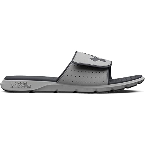Under Armour Men's Ignite Pro Slide, (101) Mod Gray/Mod Gray/Pitch Gray, 8, US