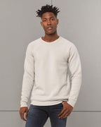 Unisex Sponge Fleece crewneck Sweatshirt - DK gRY MRBLE FLc - M(D0102H7W1M8)