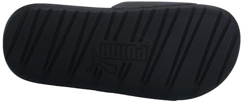 PUMA Cool Cat Sandal Slides Sandal Slides, Black White-Knockout Pink, 6 US Unisex Big Kid