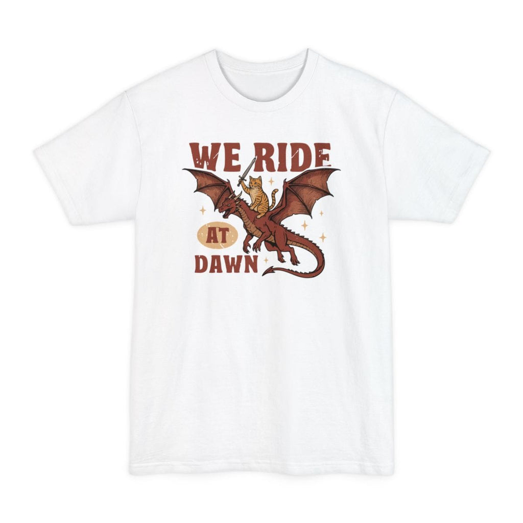 We Ride At Dawn Dragon Cat Tall T-Shirt