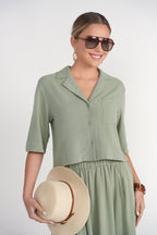 Vacay Top- Green
