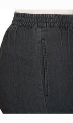 Women's Easy Pull-On Bermuda Shorts in Denim and Twill