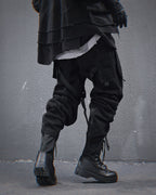 HiP46 Black NX Cargo Pants