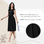 Womens Vintage Dresses - Bridesmaid & Prom Dress - Black