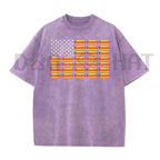 Hot Dog American Flag Patriotic BBQ T-Shirt