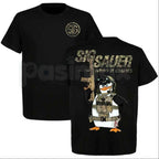Sig Sauer Tactical Penguin Graphic T-Shirt – When It Counts 2A Shooter Unisex Cotton Graphic Tee