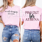 Pink Out For Athena Strand T-Shirt – Justice For Athena Memorial Awareness Tee