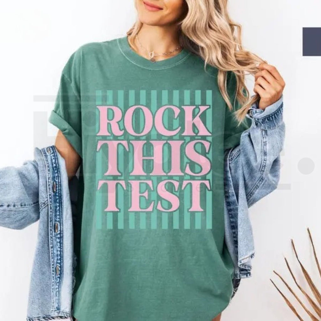 Comfort Colors® School Test Day Shirt – Motivational Student & Teacher Matching Tee