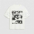 Retro Glitch Art Eye Print Shirt – Vintage Graphic Tees, Cyberpunk Vaporwave Surreal Unisex Cotton T-Shirt