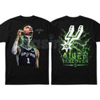 Men's "Wem Alien" Basketball T-Shirt – Wembanyama French Hoop Star Retro Graphic Tee