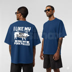 I Like My Butt Rubbed Funny Barbecue T-Shirt – Smoker Grill Master Joke Tee, Humorous BBQ Pork Innuendo Unisex Graphic Shirt