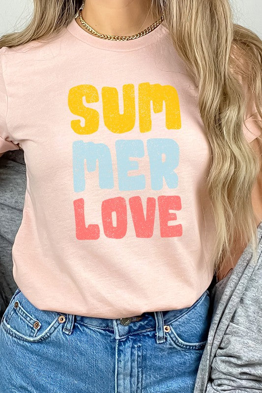 Summer Love Sun and Fun Adventure Graphic Tee T-Shirt
