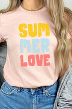 Summer Love Sun and Fun Adventure Graphic Tee T-Shirt