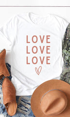 Love Repeat Graphic Tee T-Shirt PLUS