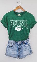Distressed Football Graphic Tee PLUS