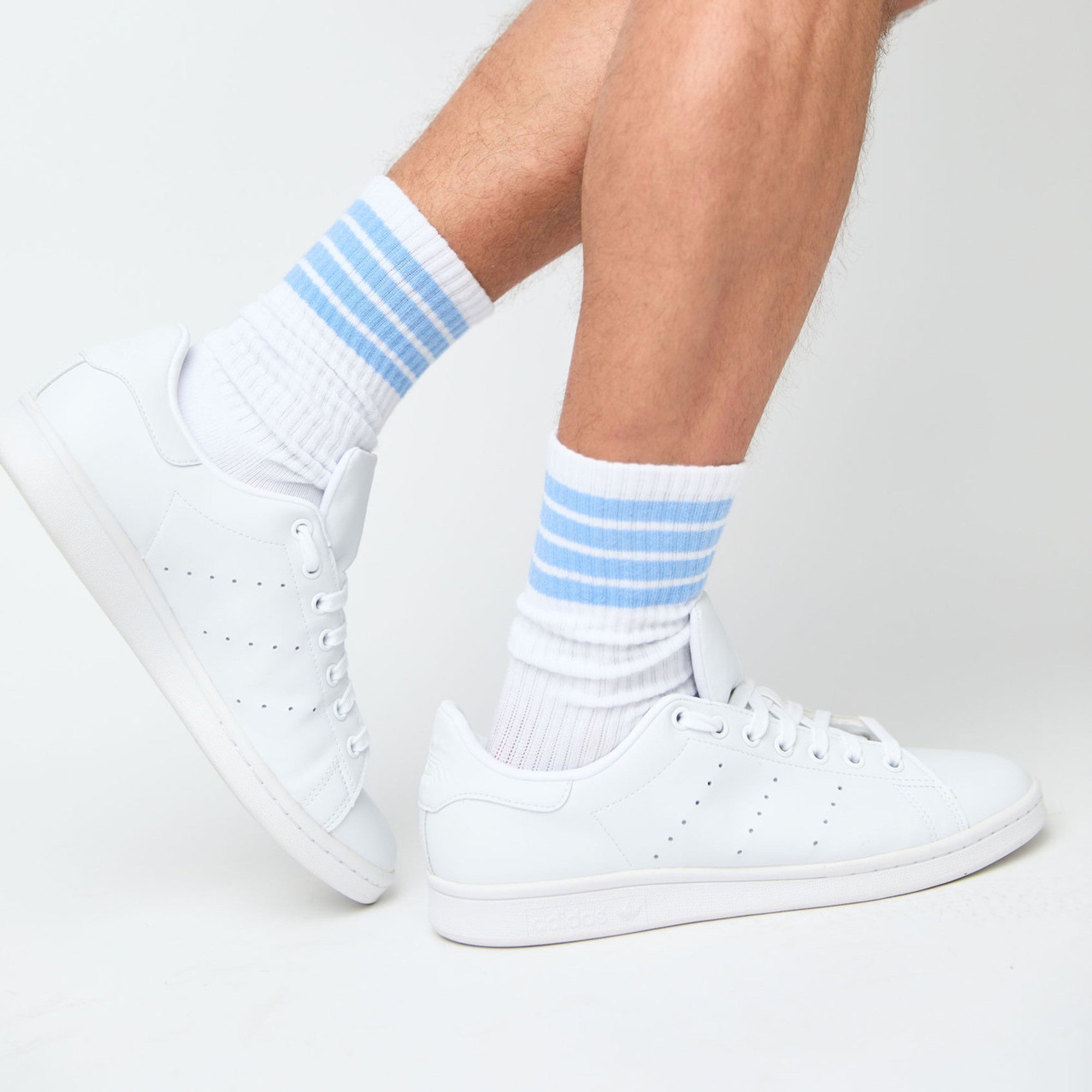 4 Stripe Casual Crew Socks 2-Pack