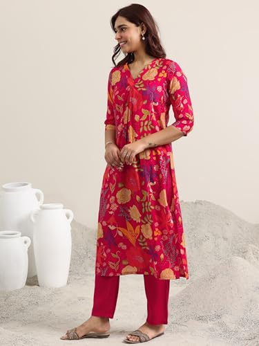Libas WomenS Viscose Rayon Kurta Set (400262I