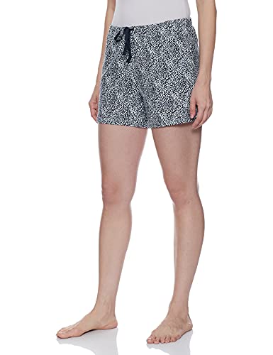 Enamor Essentials Womens Mid Rise Relaxed Fit Thigh Length Breathable Pure Cotton Shorts with 2 Side Pockets