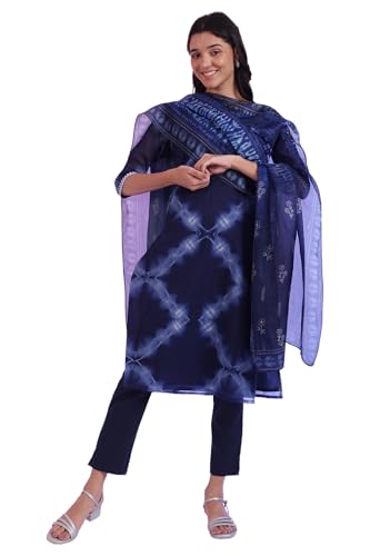 Aurelia Womens Printed Kota Dupatta (Size: Free Size)-A80082-509299