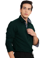 Pinkmint Mens Regular Fit Shirt (Hero_Olive