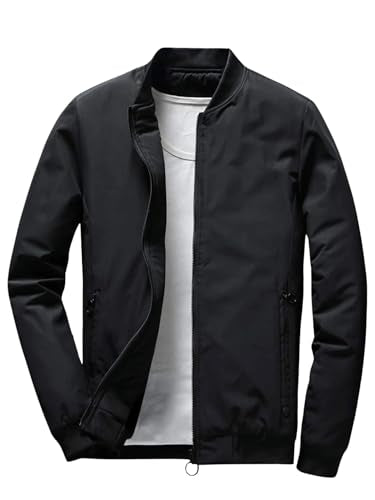 Lymio men jackets || bomber jacket for men || Lightweight Outwear Sportswear Polyester Standard Length Bomber Jacket (J-01-03) (