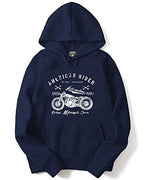 ADRO Mens Fleece Hooded Hoodie (H-M-AME-NB_Navy_XL)