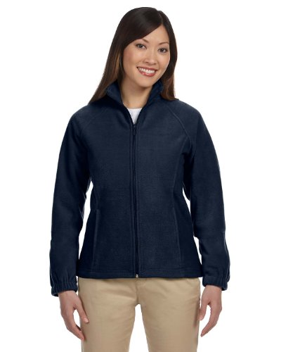 Ladies 8 oz Full-Zip Fleece - BLAcK - XS(D0102H76W1X)