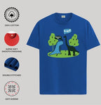 ADRO T Shirts for Boys & Girls | Dinosaur Roar Printed T-Shirt | Ages 3-14 | 100% Cotton Round Neck Tshirt for Boys |KRN-L2-ROAR
