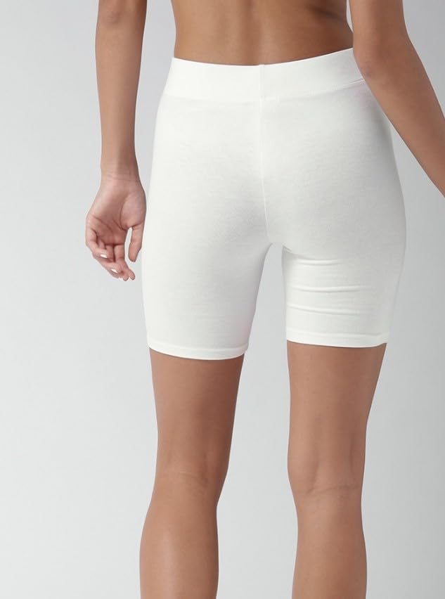 KYDA Womens Anti Bacterial Cycling Shorts, Under Skirt Biker Shorts, High Waist Stretchable Yoga Shorts & Gym Workout Skin Fit