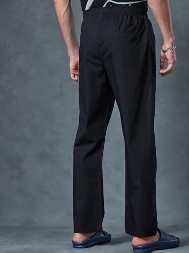Bewakoof MenS Solid Regular Fit Cotton Pyjama